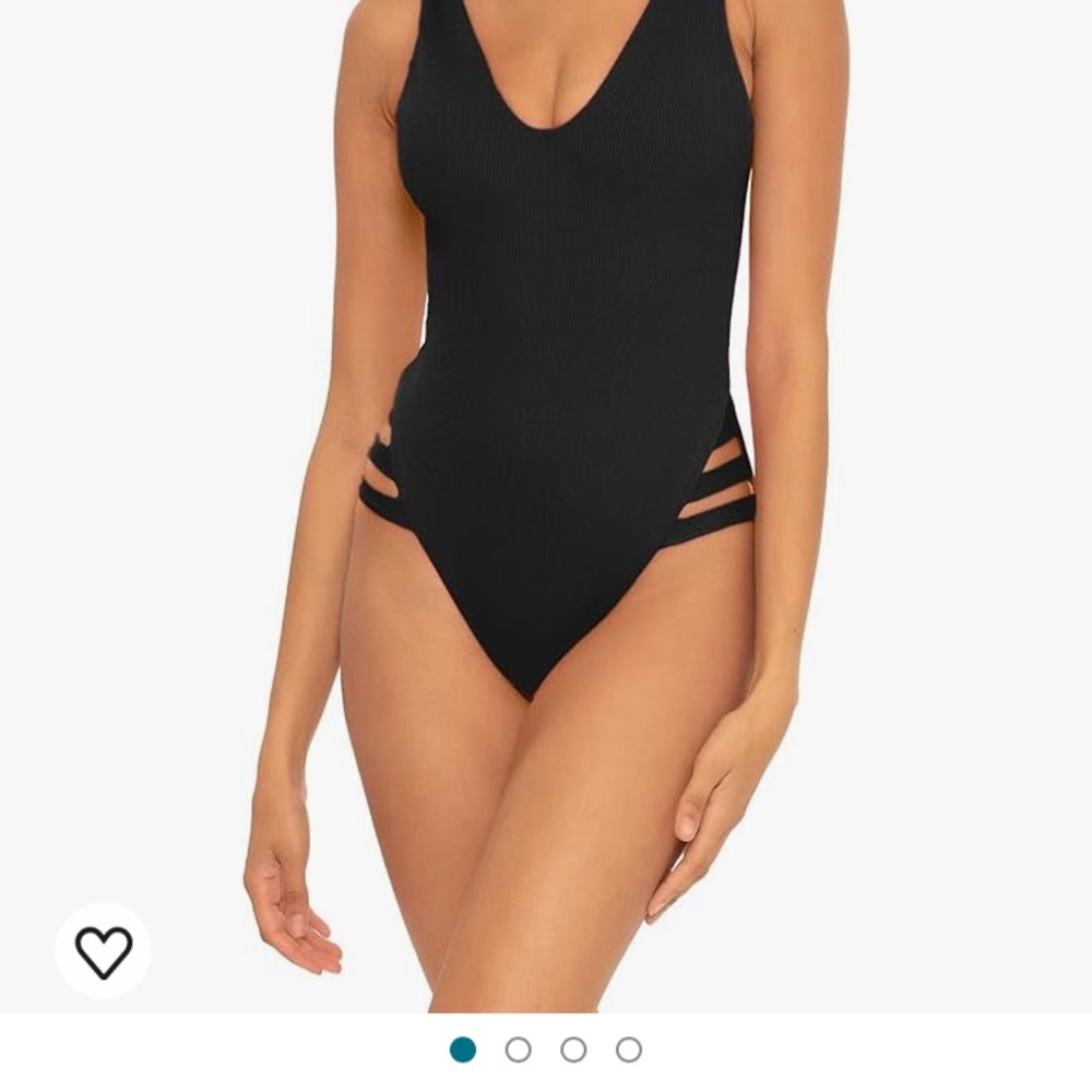 New bikini one piece size small becca bay rebecca virtue